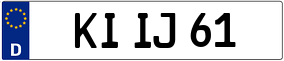 Truck License Plate